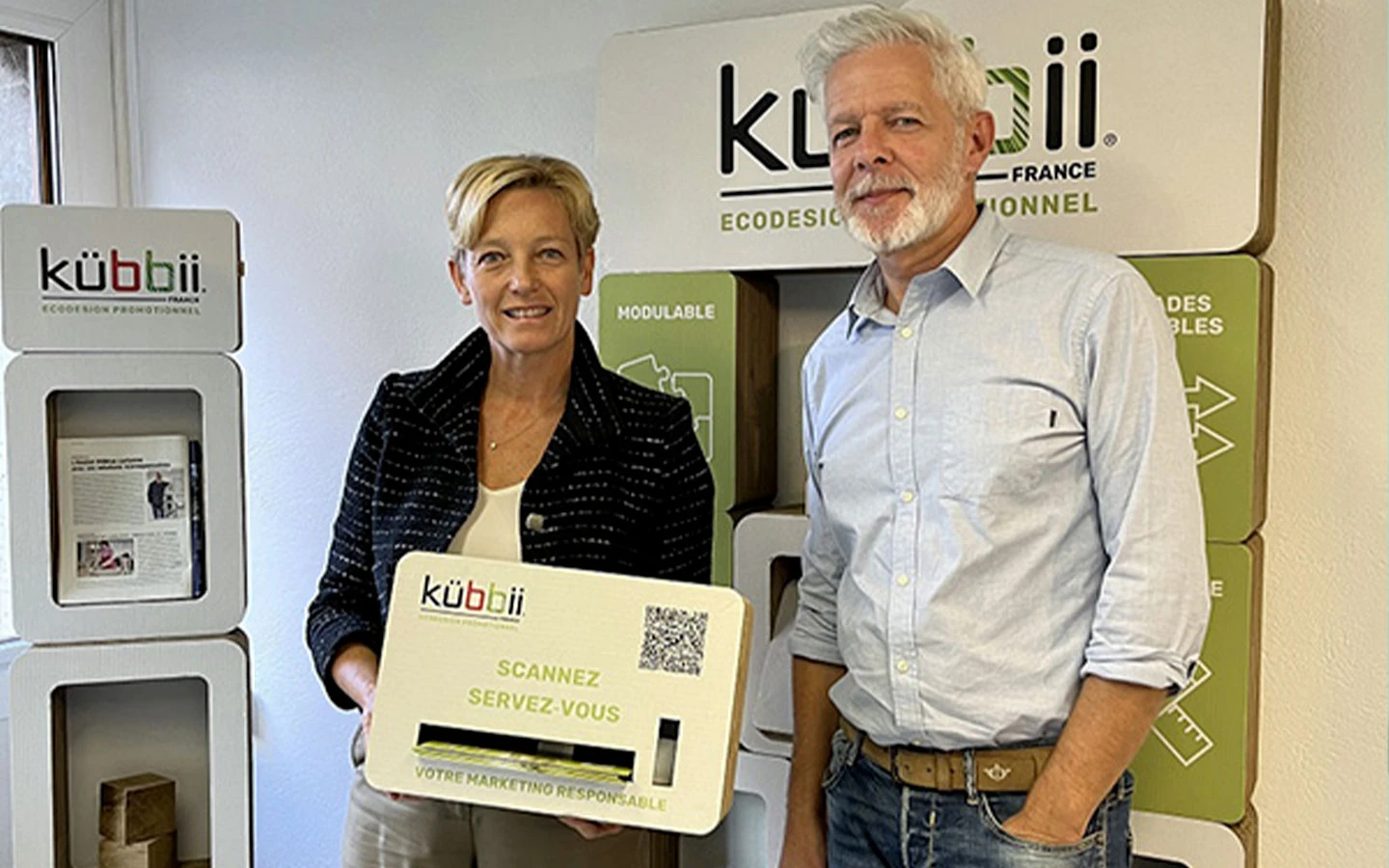 Image for Les supports d&rsquo;affichage Kübbii compatibles avec la loi AGEC